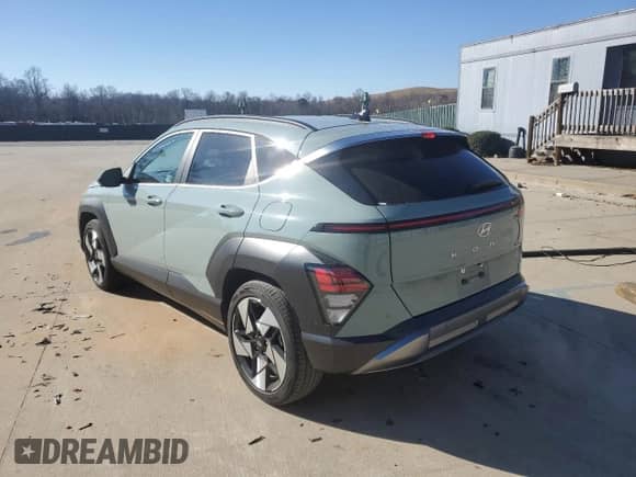 2024 Hyundai Kona Limited with VIN KM8HE3A35RU151688, listed as a Copart auction lot 41855635 with 14,340 mi miles and Clean title. Bid and sale history available at DreamBid. Image 2.