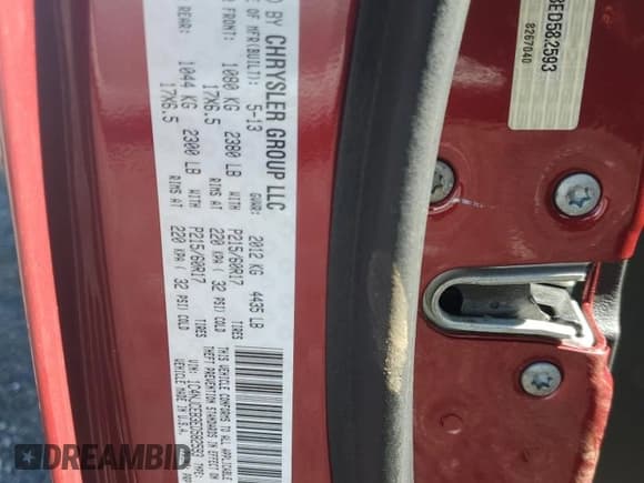 ✅ 2014 Jeep Compass Latitude • VIN: 1C4NJCEB3ED582593 • Lot: 86065515. Listed on Copart with 70,124 mi. Free auction sales archive from the USA and detailed vehicle history report at DreamBid. Image 13.