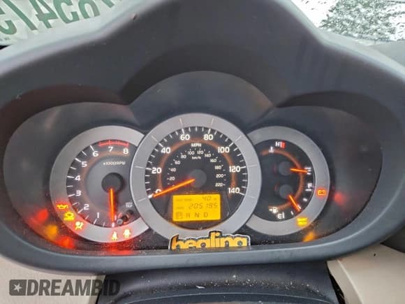 ✅ 2008 Toyota RAV4 Limited • VIN: JTMZD31V185097103 • Lot: 95285475. Listed on Copart with 205,195 mi. Free auction sales archive from the USA and detailed vehicle history report at DreamBid. Image 9.