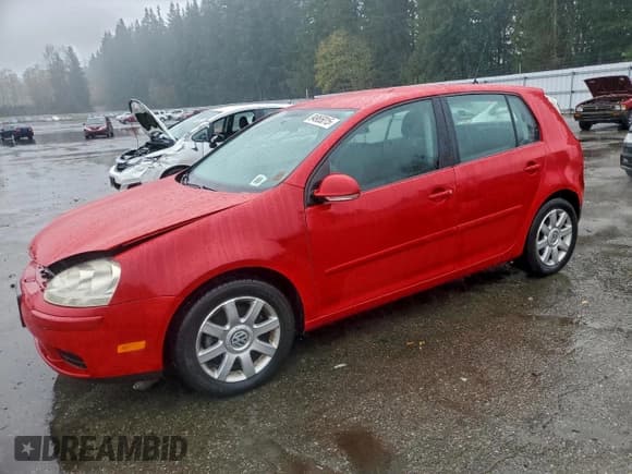 ✅ 2009 Volkswagen Rabbit S • VIN: WVWDB71K69W041361 • Lot: 94955015. Listed on Copart with 108,824 mi. Free auction sales archive from the USA and detailed vehicle history report at DreamBid. Image 1.