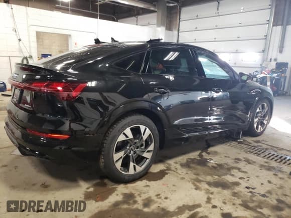 ✅ 2023 Audi e-tron Sportback S line Premium • VIN: WA11ABGE9PB003695 • Lot: 69824002. Wystawiony na Copart z przebiegiem 18 mil. Bezpłatny archiwum sprzedaży aukcyjnych z USA i szczegółowy raport historii pojazdu na DreamBid. Zdjęcie 3.