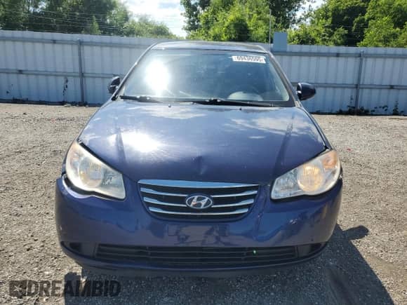 2010 Hyundai Elantra GL with VIN KMHDU4BD6AU003276, listed as a Copart auction lot 69436595 with 184,205 mi miles and Salvage title. Bid and sale history available at DreamBid. Image 5.