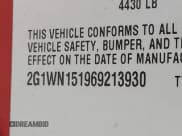 ✅ 2006 Chevrolet Monte Carlo LTZ • VIN: 2G1WN151969213930 • Лот: 42719098. Опубликован ранее на IAAI с пробегом 192 392 миль. Бесплатный доступ к архиву аукционных продаж из США и подробный отчёт об истории автомобиля на DreamBid. Изображение 9.