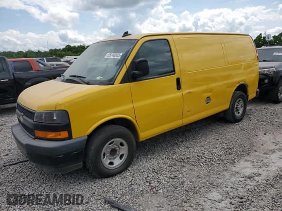 ✅ 2020 Chevrolet Express Cargo • VIN: 1GCWGAFP5L1159031 • Lot: 55140805. Listed on Copart with 188,128 mi. Free auction sales archive from the USA and detailed vehicle history report at DreamBid. Image 1.