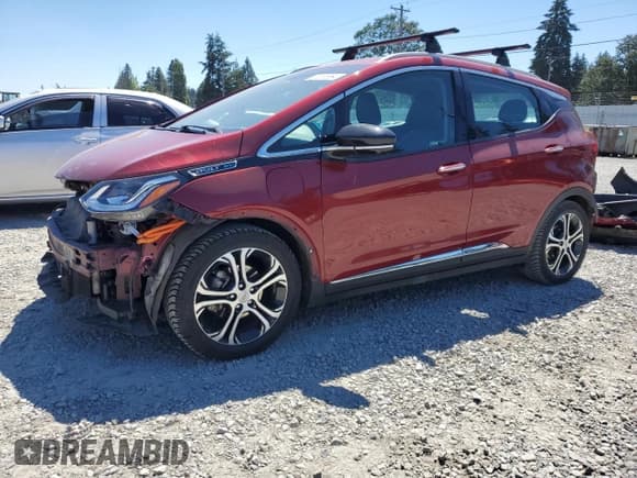 ✅ 2017 Chevrolet Bolt EV Premier • VIN: 1G1FX6S00H4182141 • Lot: 62038664. Wystawiony na Copart z przebiegiem 162 106 mil. Bezpłatny archiwum sprzedaży aukcyjnych z USA i szczegółowy raport historii pojazdu na DreamBid. Zdjęcie 1.