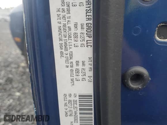 2010 Dodge Challenger R/T Classic с VIN 2B3CJ5DT4AH283822, выставлен на аукционе Copart как лот 71835214 с пробегом 118 390 миль миль и Чистый • Clean title. История ставок и продаж доступна на DreamBid. Изображение 12.