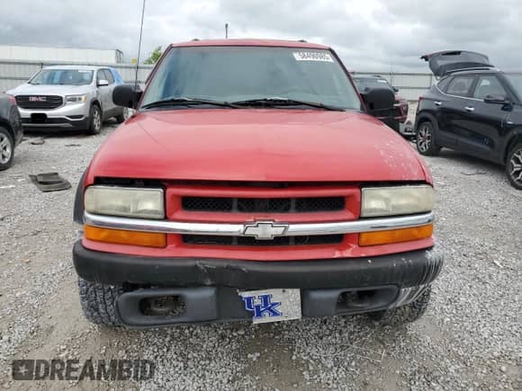 1999 Chevrolet Blazer LS z VIN 1GNCT18W3XK150385, wystawiony jako Copart lot #58490985 z przebiegiem 262 007 mil mil oraz Szkoda całkowita • Salvage title. Historia ofert i sprzedaży dostępna na DreamBid. Obrazek 5.