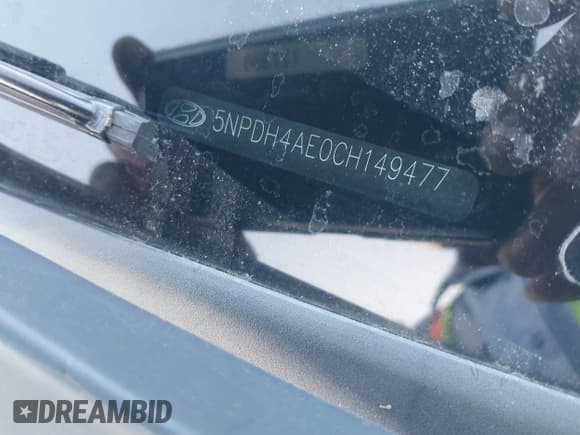 ✅ 2012 Hyundai Elantra GLS • VIN: 5NPDH4AE0CH149477 • Lot: 43529358. Listed on IAAI with 168,138 mi. Free auction sales archive from the USA and detailed vehicle history report at DreamBid. Image 9.