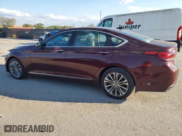 ✅ 2015 Hyundai Genesis 3.8L • VIN: KMHGN4JE1FU090080 • Lot: 46798395. Wystawiony na Copart z przebiegiem 58 749 mil. Bezpłatny archiwum sprzedaży aukcyjnych z USA i szczegółowy raport historii pojazdu na DreamBid. Zdjęcie 2.