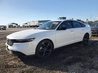 2025 Honda Accord Sport-L with VIN 1HGCY2F72SA033926, listed as a Copart auction lot 86701965 with 4,967 mi miles and Salvage title. Bid and sale history available at DreamBid. Image 1.