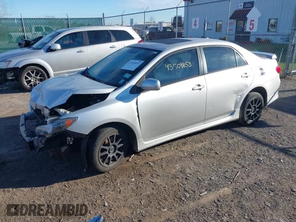 ✅ 2010 Toyota Corolla LE • VIN: 1NXBU4EE8AZ343167 • Lot: 43509853. Listed on IAAI with 129,474 mi. Free auction sales archive from the USA and detailed vehicle history report at DreamBid. Image 17.