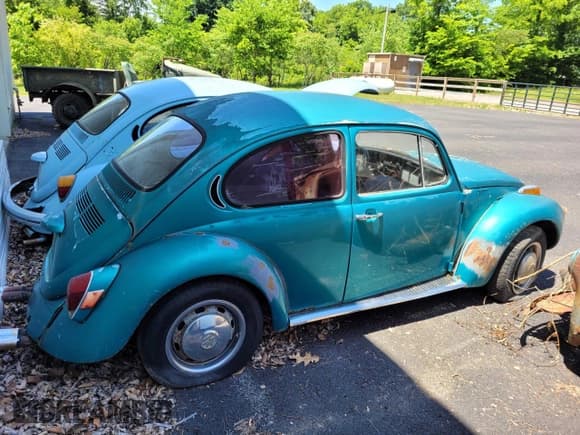 ✅ 1973 Volkswagen Beetle • VIN: 1332747151 • Lot: 45432915. Listed on Copart with 77,647 mi. Free auction sales archive from the USA and detailed vehicle history report at DreamBid. Image 4.