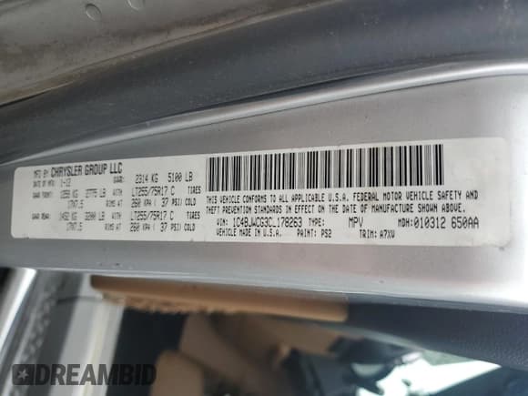 ✅ 2012 Jeep Wrangler Rubicon • VIN: 1C4BJWCG3CL178263 • Lot: 61344335. Listed on Copart with 202,752 mi. Free auction sales archive from the USA and detailed vehicle history report at DreamBid. Image 12.