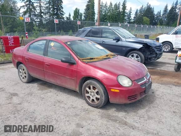 2005 Dodge Neon SXT z VIN 1B3ES56C05D180578, wystawiony jako IAAI lot #42304117 z przebiegiem Nie podano mil oraz . Historia ofert i sprzedaży dostępna na DreamBid. Obrazek 1.