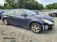 2014 Hyundai Sonata GLS with VIN 5NPEB4ACXEH895846, listed as a Copart auction lot 64983785 with 109,582 mi miles and Salvage title. Bid and sale history available at DreamBid. Image 4.