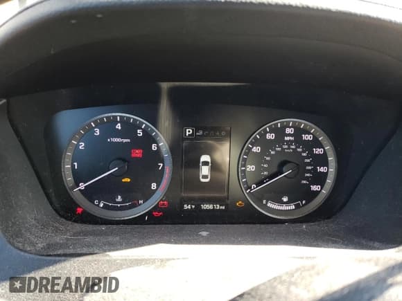 ✅ 2017 Hyundai Sonata Sport • VIN: 5NPE34AF2HH454417 • Lot: 43626613. Listed on Copart with 105,613 mi. Free auction sales archive from the USA and detailed vehicle history report at DreamBid. Image 9.