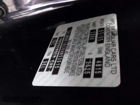 ✅ 2006 Jaguar S-Type 4.2 • VIN: SAJWA01B26HN53915 • Лот: 41560603. Опубликован ранее на IAAI с пробегом 176 860 миль. Бесплатный доступ к архиву аукционных продаж из США и подробный отчёт об истории автомобиля на DreamBid. Изображение 9.