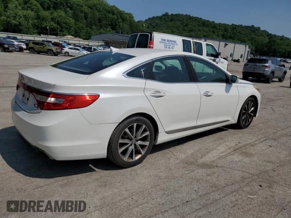 ✅ 2016 Hyundai Azera • VIN: KMHFG4JG7GA505722 • Lot: 60735405. Listed on Copart with 90,328 mi. Free auction sales archive from the USA and detailed vehicle history report at DreamBid. Image 3.