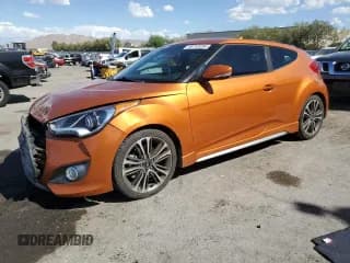 ✅ 2016 Hyundai Veloster Turbo • VIN: KMHTC6AE0GU291485 • Lot: 68763354. Wystawiony na Copart z przebiegiem 54 837 mil. Bezpłatny archiwum sprzedaży aukcyjnych z USA i szczegółowy raport historii pojazdu na DreamBid. Zdjęcie 1.