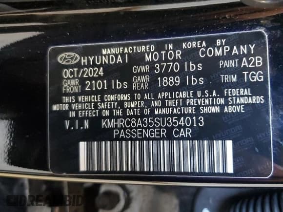 ✅ 2025 Hyundai Venue SEL • VIN: KMHRC8A35SU354013 • Лот: 91223075. Опубликован ранее на Copart с пробегом 18 632 миль. Бесплатный доступ к архиву аукционных продаж из США и подробный отчёт об истории автомобиля на DreamBid. Изображение 14.