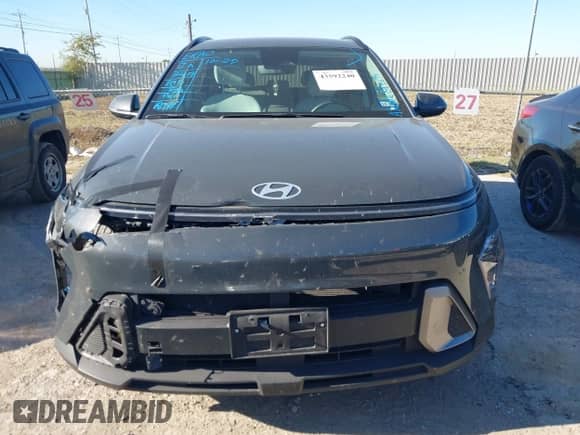 2024 Hyundai Kona SEL with VIN KM8HBCAB1RU146584, listed as a IAAI auction lot 43592240 with 31,855 mi miles and . Bid and sale history available at DreamBid. Image 12.