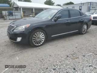 2014 Hyundai Equus Signature with VIN KMHGH4JH5EU085786, listed as a Copart auction lot 68323835 with 108,768 mi miles and Clean title. Bid and sale history available at DreamBid. Image 1.