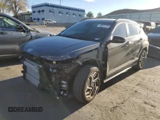 ✅ 2025 Hyundai Kona N Line S • VIN: KM8HB3A39SU190895 • Lot: 49073115. Listed on Copart with 1,483 mi. Free auction sales archive from the USA and detailed vehicle history report at DreamBid. Image 1.