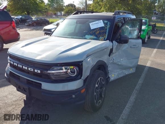 ✅ 2022 Ford Bronco Sport Outer Banks • VIN: 3FMCR9C67NRD09300 • Lot: 43356672. Listed on IAAI with 46,527 mi. Free auction sales archive from the USA and detailed vehicle history report at DreamBid. Image 18.