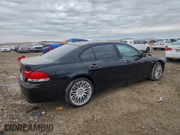 ✅ 2007 BMW 7 Series 750Li • VIN: WBAHN83577DT67150 • Lot: 95179285. Listed on Copart with Not provided. Free auction sales archive from the USA and detailed vehicle history report at DreamBid. Image 3.