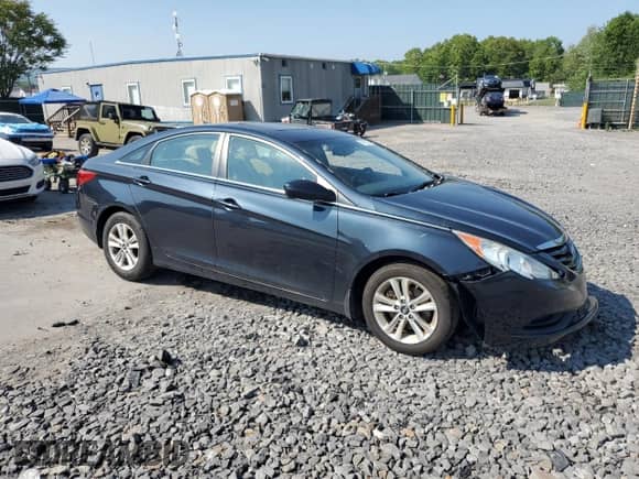 2012 Hyundai Sonata GLS with VIN 5NPEB4AC3CH441709, listed as a Copart auction lot 59683275 with Not provided miles and Salvage title. Bid and sale history available at DreamBid. Image 4.