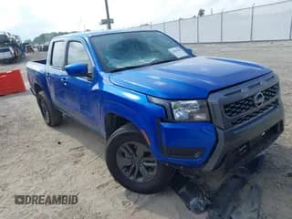 ✅ 2025 Nissan Frontier SV • VIN: 1N6ED1EK0SN621087 • Lot: 42884306. Listed on IAAI with 10,123 mi. Free auction sales archive from the USA and detailed vehicle history report at DreamBid. Image 1.