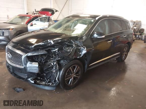 ✅ 2019 Infiniti QX60 Luxe • VIN: 5N1DL0MMXKC561342 • Lot: 43574306. Wystawiony na IAAI z przebiegiem 104 588 mil. Bezpłatny archiwum sprzedaży aukcyjnych z USA i szczegółowy raport historii pojazdu na DreamBid. Zdjęcie 2.