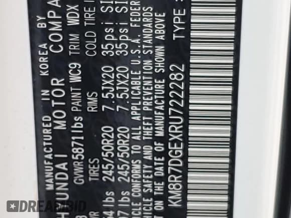 ✅ 2024 Hyundai Palisade Calligraphy • VIN: KM8R7DGEXRU722282 • Лот: 75621724. Опубликован ранее на Copart с пробегом 9 897 миль. Бесплатный доступ к архиву аукционных продаж из США и подробный отчёт об истории автомобиля на DreamBid. Изображение 13.