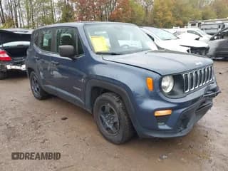✅ 2020 Jeep Renegade Sport • VIN: ZACNJAAB4LPL17266 • Лот: 43590014. Опубликован ранее на IAAI с пробегом 60 567 миль. Бесплатный доступ к архиву аукционных продаж из США и подробный отчёт об истории автомобиля на DreamBid. Изображение 1.