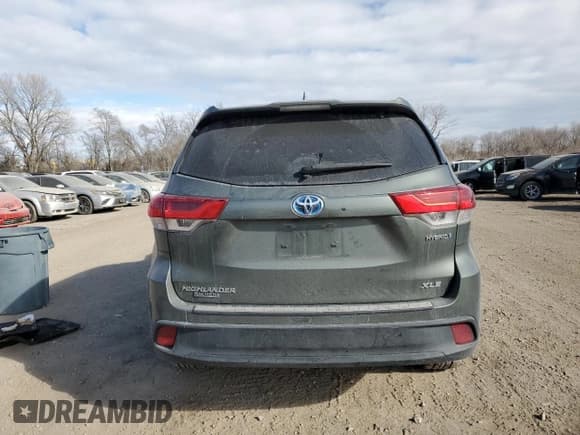 ✅ 2017 Toyota Highlander Hybrid XLE • VIN: 5TDJGRFH9HS031676 • Lot: 43120525. Listed on Copart with Not provided. Free auction sales archive from the USA and detailed vehicle history report at DreamBid. Image 6.