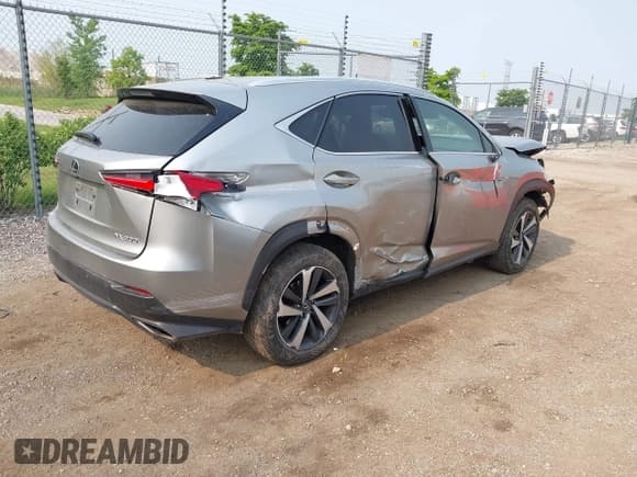 ✅ 2018 Lexus NX 300 • VIN: JTJBARBZ1J2153723 • Lot: 42397374. Listed on IAAI with 160,466 mi. Free auction sales archive from the USA and detailed vehicle history report at DreamBid. Image 4.