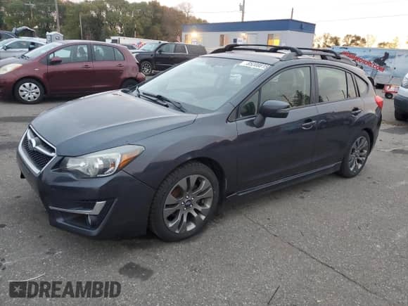 2015 Subaru Impreza Special Sports Premium с VIN JF1GPAT60F8275934, выставлен на аукционе Copart как лот 85208815 с пробегом 129 973 миль миль и Чистый • Clean title. История ставок и продаж доступна на DreamBid. Изображение 1.