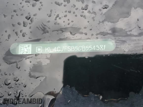 ✅ 2016 Buick Encore Convenience • VIN: KL4CJFSB5GB554381 • Лот: 81740015. Опубликован ранее на Copart с пробегом 78 848 миль. Бесплатный доступ к архиву аукционных продаж из США и подробный отчёт об истории автомобиля на DreamBid. Изображение 13.