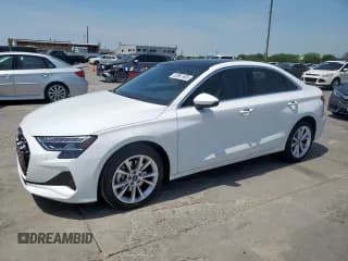 ✅ 2025 Audi A3 Premium • VIN: WAUGUDGY5SA045662 • Lot: 52967405. Listed on Copart with 1,098 mi. Free auction sales archive from the USA and detailed vehicle history report at DreamBid. Image 1.