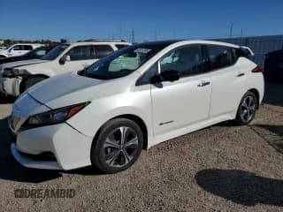 ✅ 2019 Nissan LEAF SL Plus • VIN: 1N4BZ1CP5KC318622 • Lot: 87417285. Wystawiony na Copart z przebiegiem 59 824 mil. Bezpłatny archiwum sprzedaży aukcyjnych z USA i szczegółowy raport historii pojazdu na DreamBid. Zdjęcie 1.