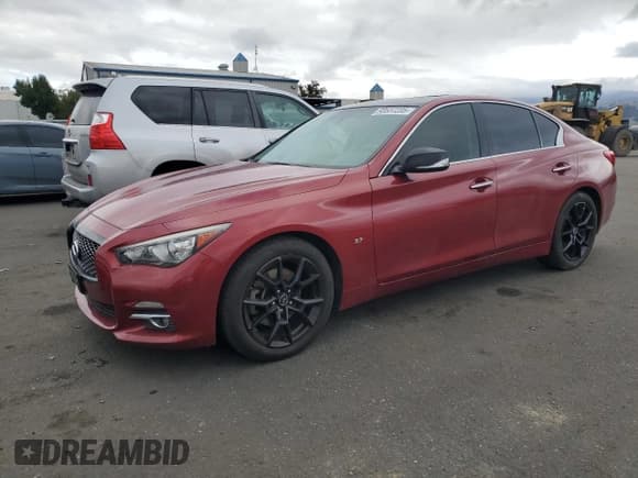 ✅ 2015 Infiniti Q50 Premium • VIN: JN1BV7AP6FM356035 • Lot: 93537235. Listed on Copart with 231,634 mi. Free auction sales archive from the USA and detailed vehicle history report at DreamBid. Image 1.