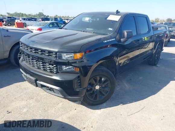 2021 Chevrolet Silverado 1500 Custom with VIN 3GCPYBEK2MG185408, listed as a IAAI auction lot 43356582 with 98,706 mi miles and . Bid and sale history available at DreamBid. Image 2.