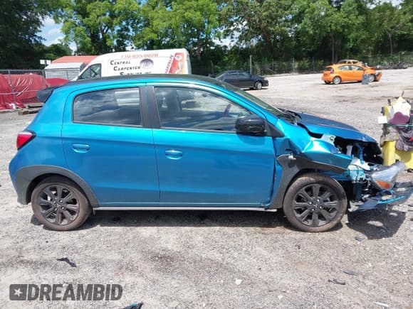 ✅ 2024 Mitsubishi Mirage Black Edition • VIN: ML32AWHJ4RH030996 • Lot: 42473988. Listed on IAAI with 10,534 mi. Free auction sales archive from the USA and detailed vehicle history report at DreamBid. Image 13.