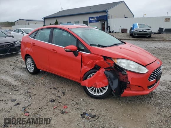 ✅ 2014 Ford Fiesta Titanium • VIN: 3FADP4CJ6EM171340 • Lot: 82093165. Listed on Copart with 104,005 mi. Free auction sales archive from the USA and detailed vehicle history report at DreamBid. Image 4.