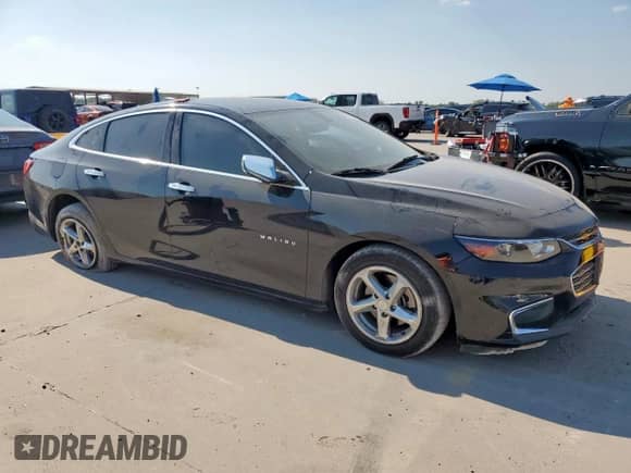 2017 Chevrolet Malibu LS with VIN 1G1ZB5ST3HF185393, listed as a Copart auction lot 80525645 with 154,739 mi miles and Salvage title. Bid and sale history available at DreamBid. Image 4.