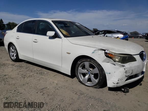 ✅ 2005 BMW 5 Series 525i • VIN: WBANA53565B856385 • Lot: 66483545. Listed on Copart with 229,289 mi. Free auction sales archive from the USA and detailed vehicle history report at DreamBid. Image 4.