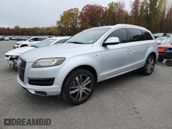 ✅ 2013 Audi Q7 Premium Plus • VIN: WA1LGAFE5DD008735 • Lot: 91108205. Listed on Copart with 132,745 mi. Free auction sales archive from the USA and detailed vehicle history report at DreamBid. Image 1.
