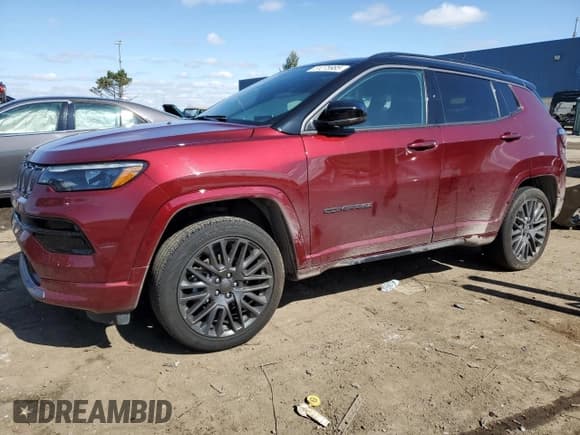 ✅ 2022 Jeep Compass High Altitude • VIN: 3C4NJDCB4NT170542 • Lot: 51275985. Listed on Copart with 39,746 mi. Free auction sales archive from the USA and detailed vehicle history report at DreamBid. Image 1.
