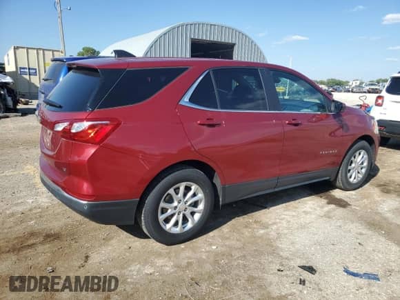 2021 Chevrolet Equinox LT с VIN 2GNAXKEV7M6152572, выставлен на аукционе Copart как лот 70047954 с пробегом 39 348 миль миль и Списание • Salvage title. История ставок и продаж доступна на DreamBid. Изображение 3.