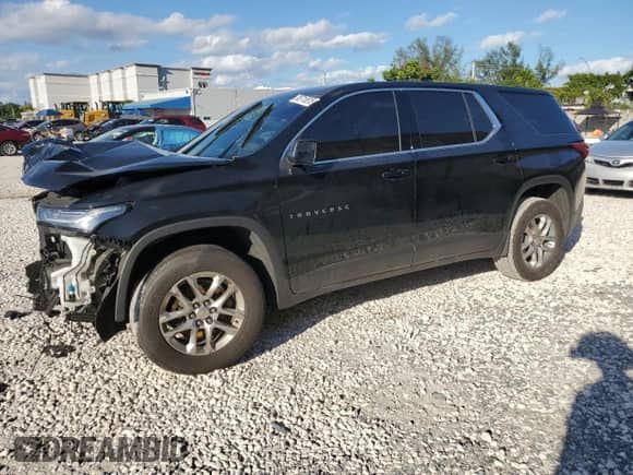 2023 Chevrolet Traverse LS with VIN 1GNERFKW8PJ213001, listed as a Copart auction lot 85715515 with 67,933 mi miles and Non repairable. Bid and sale history available at DreamBid. Image 1.